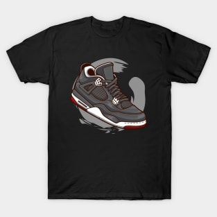 AJ 4 Retro Bred Sneaker T-Shirt